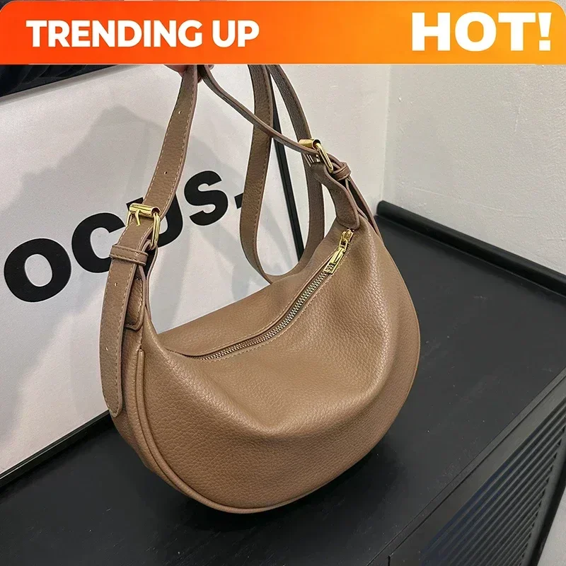 Modische, einfarbige PU-Umhäng – Luxury Bags On Sales Bewertung und Preis